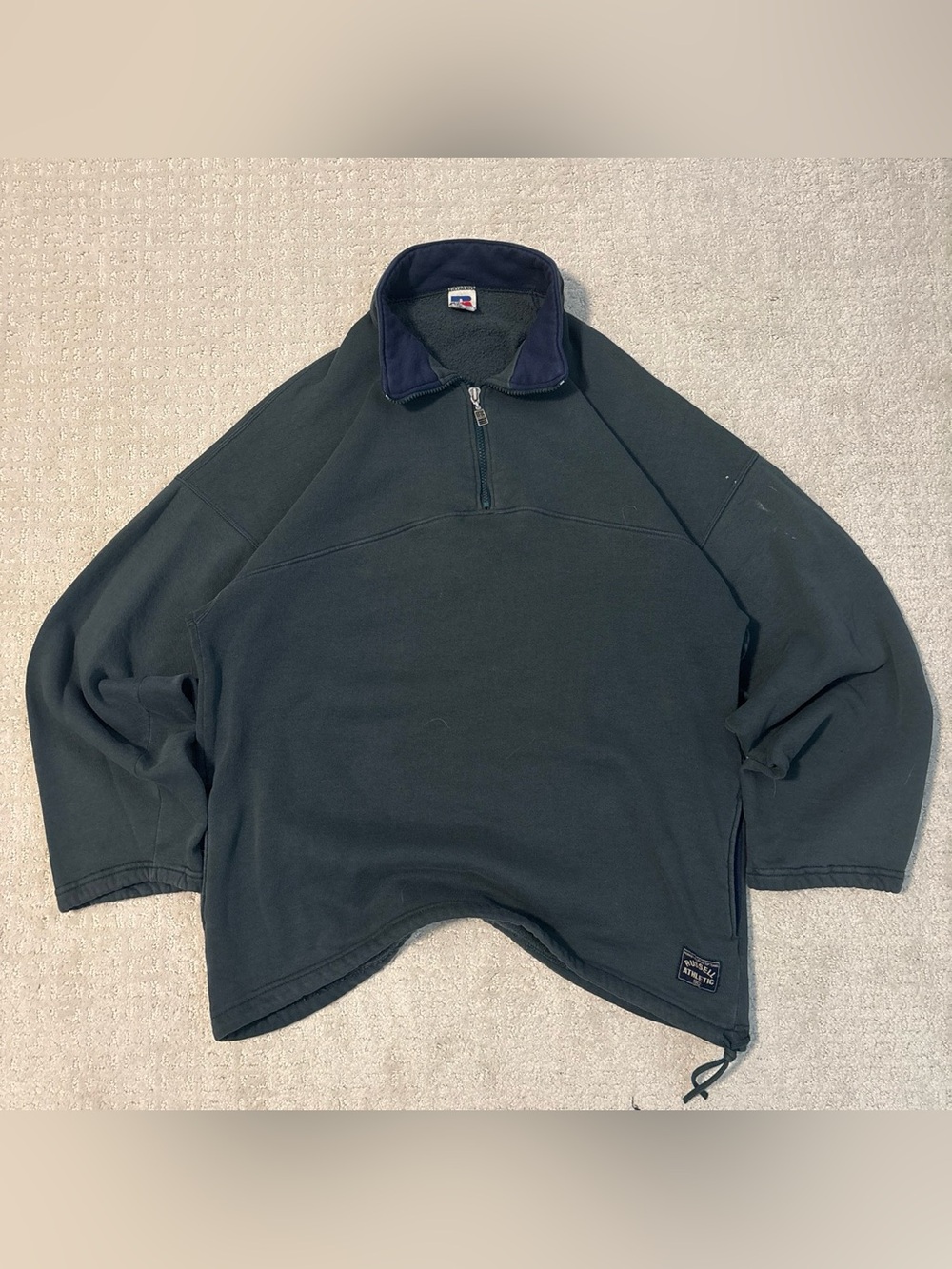 90s Russel Athletic quarter zip.